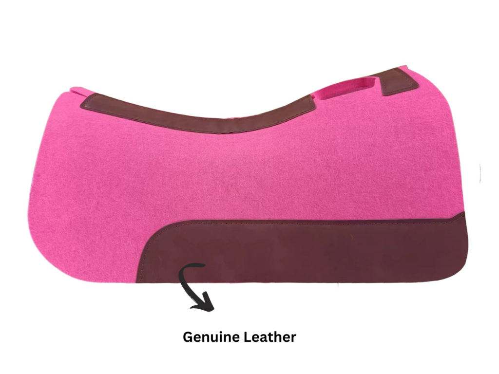 hot pink saddle pad
