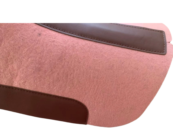 coral saddle pad