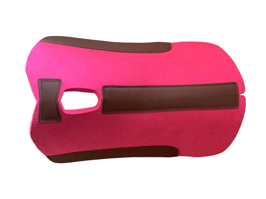 Hot Pink Saddle Pad detail image