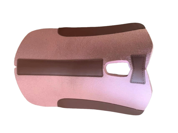 coral saddle pad