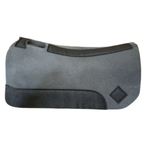 gray saddle pad