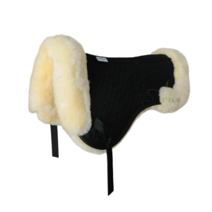 horse equipment sheepskin half pad