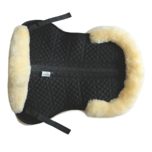 horse equipment sheepskin half pad