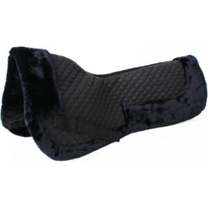 horse english quilted half saddle pad correction wither