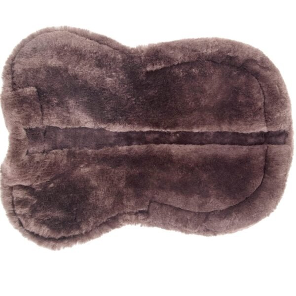 lambskin saddle pad with fur edge half pad fully lined