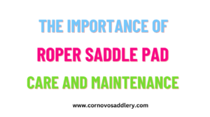 6 the importance of proper saddle pad care and maintenance