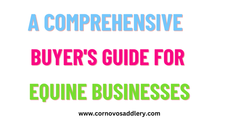 a comprehensive buyer's guide for equine businesses