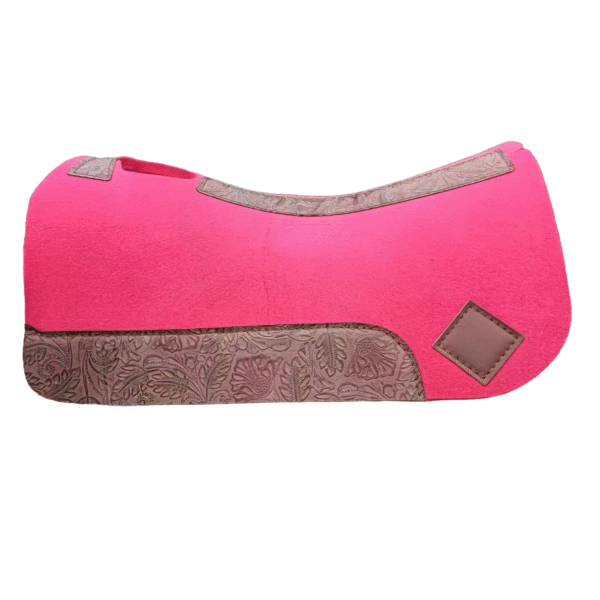 western contoured wool felt saddle pad