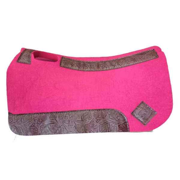 western contoured wool felt saddle pad