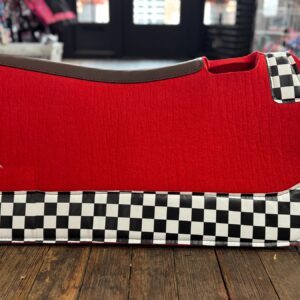 Red Checkered Saddle Pad wholesale Saddle Pad product