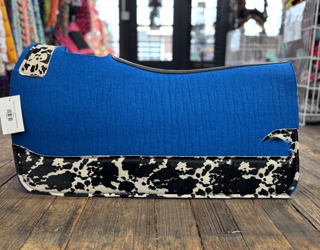 Royal Hair On Cowhide Saddle Pad