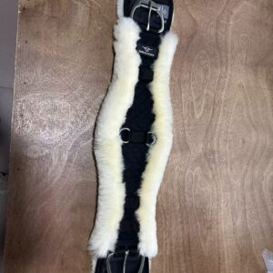 Sheepskin Western Cinch – Black/Natural wholesale saddlery product